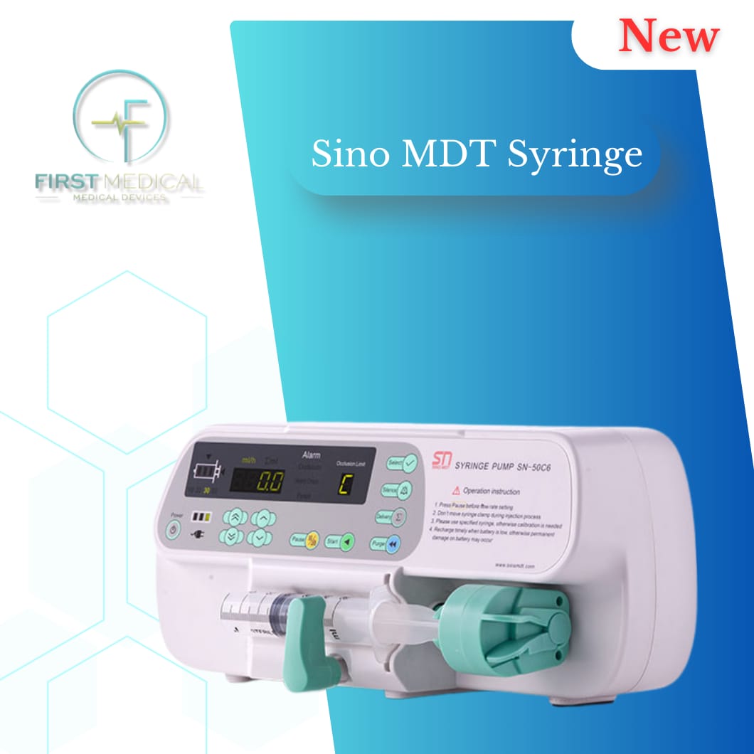 Syringe Pump Sino MDT سرنجة محاليل ماركة سينو ميد جديدة (جديدة)